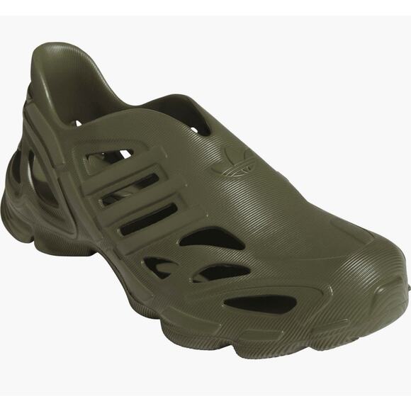 NEW ADIDAS ADIFOAM SUPERNOVA MEN SIZE 11 RARE FOCUS OLIVE SLIP ON RUNNING SHOE - Picture 2 of 11